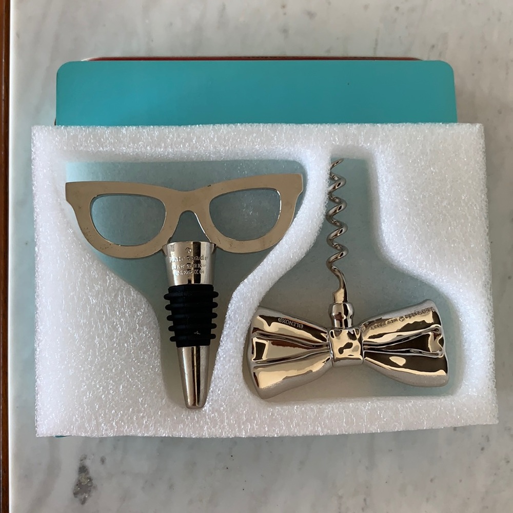 COPY - Kate Spade Wine Bottle Stopper and Corkscrew